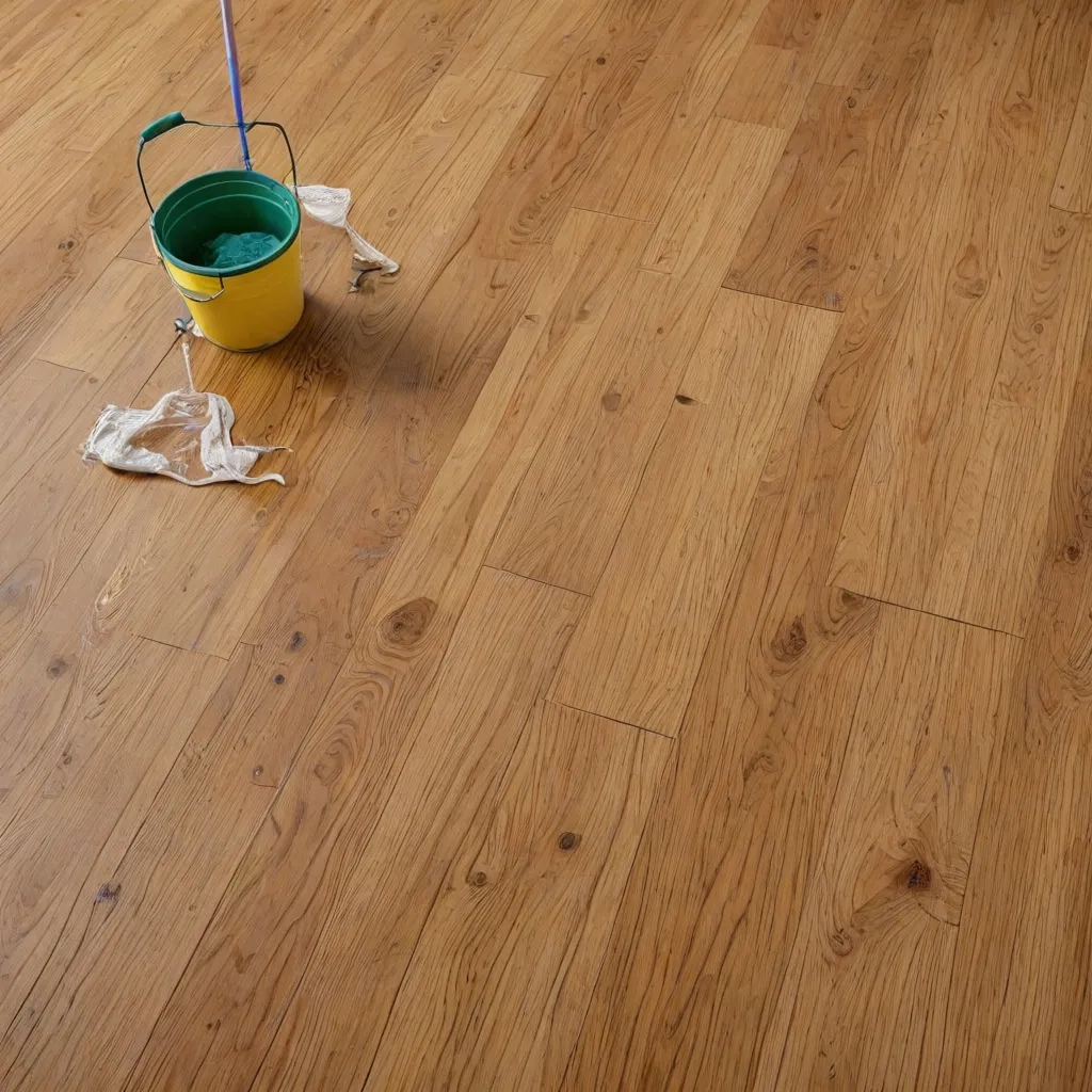 Jak usunąć zacieki z wody z podłóg drewnianych?